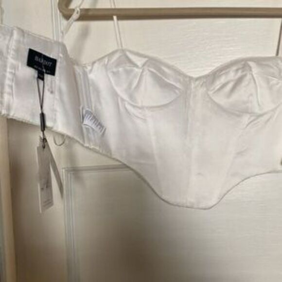 Bardot Luminary Corset in Orchid White Size 4 - Picture 6 of 8